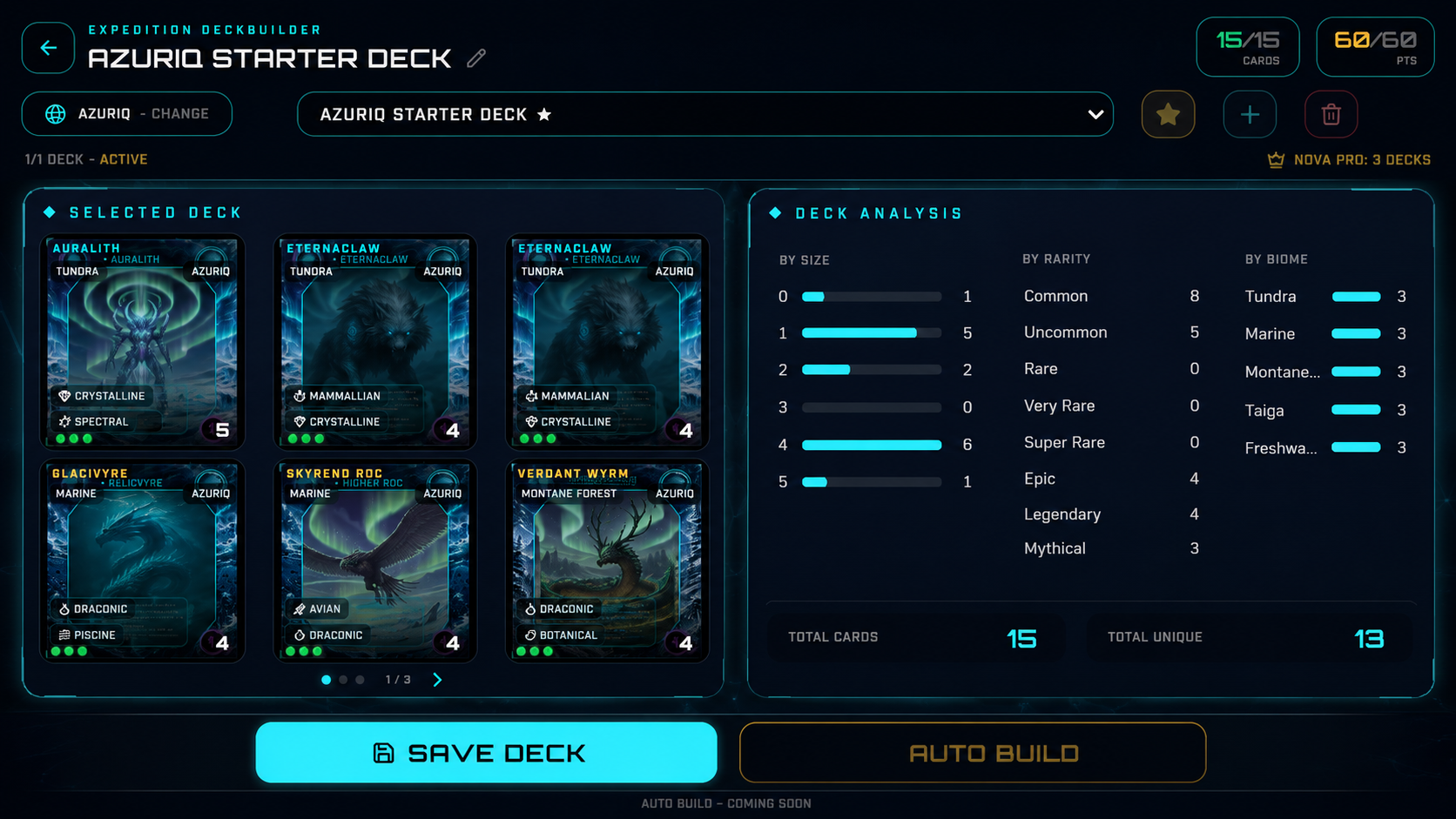 Nova Creatura in game imagery: build your expedition